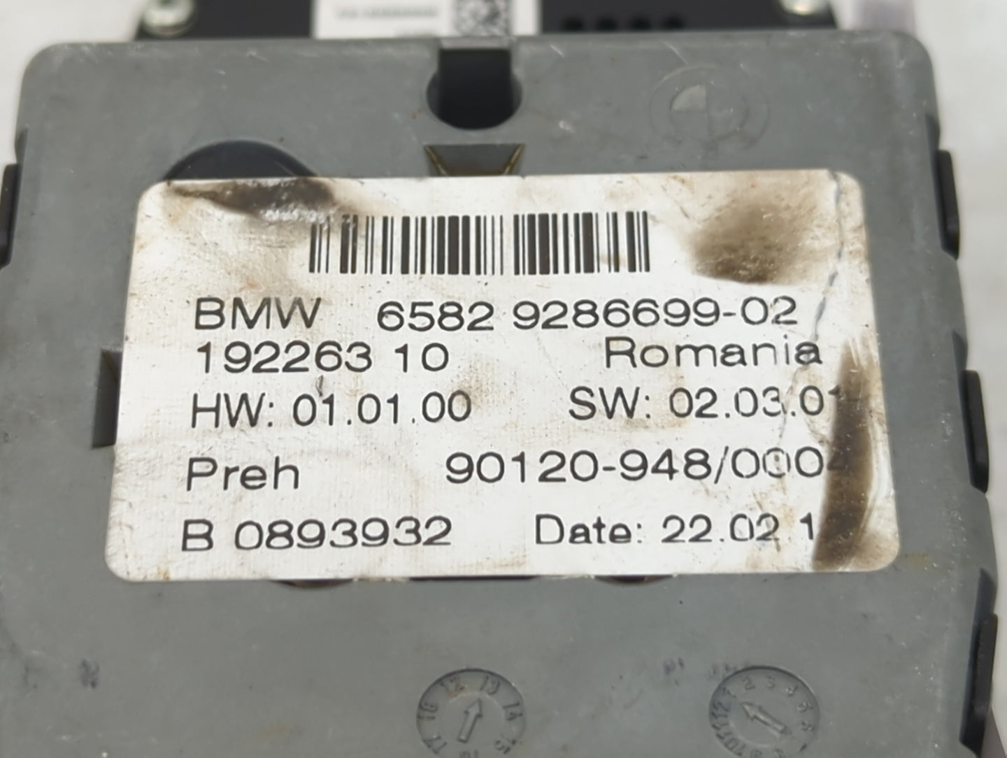 Bmw X5 Radio Control Panel 1464470 - Oemusedautoparts1.com