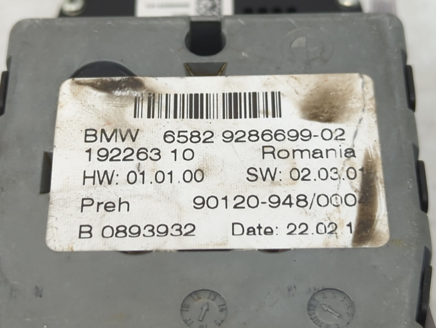 Bmw X5 Radio Control Panel 1464470 - Oemusedautoparts1.com