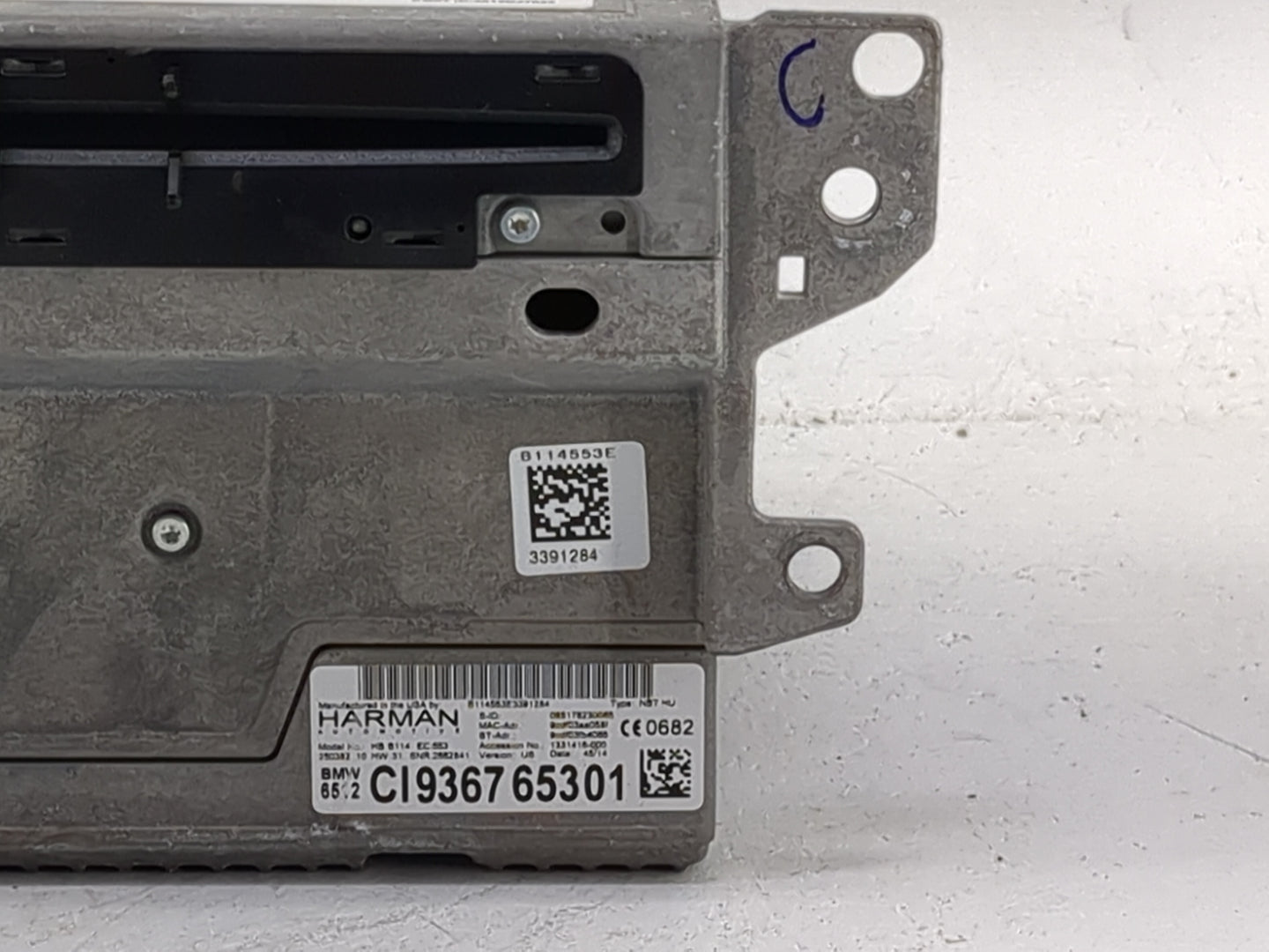 2014-2016 Bmw X5 Radio AM FM Cd Player Receiver Replacement P/N:CI936765301 HB B114 EC:553 Fits Fits 2014 2015 2016 2017 201