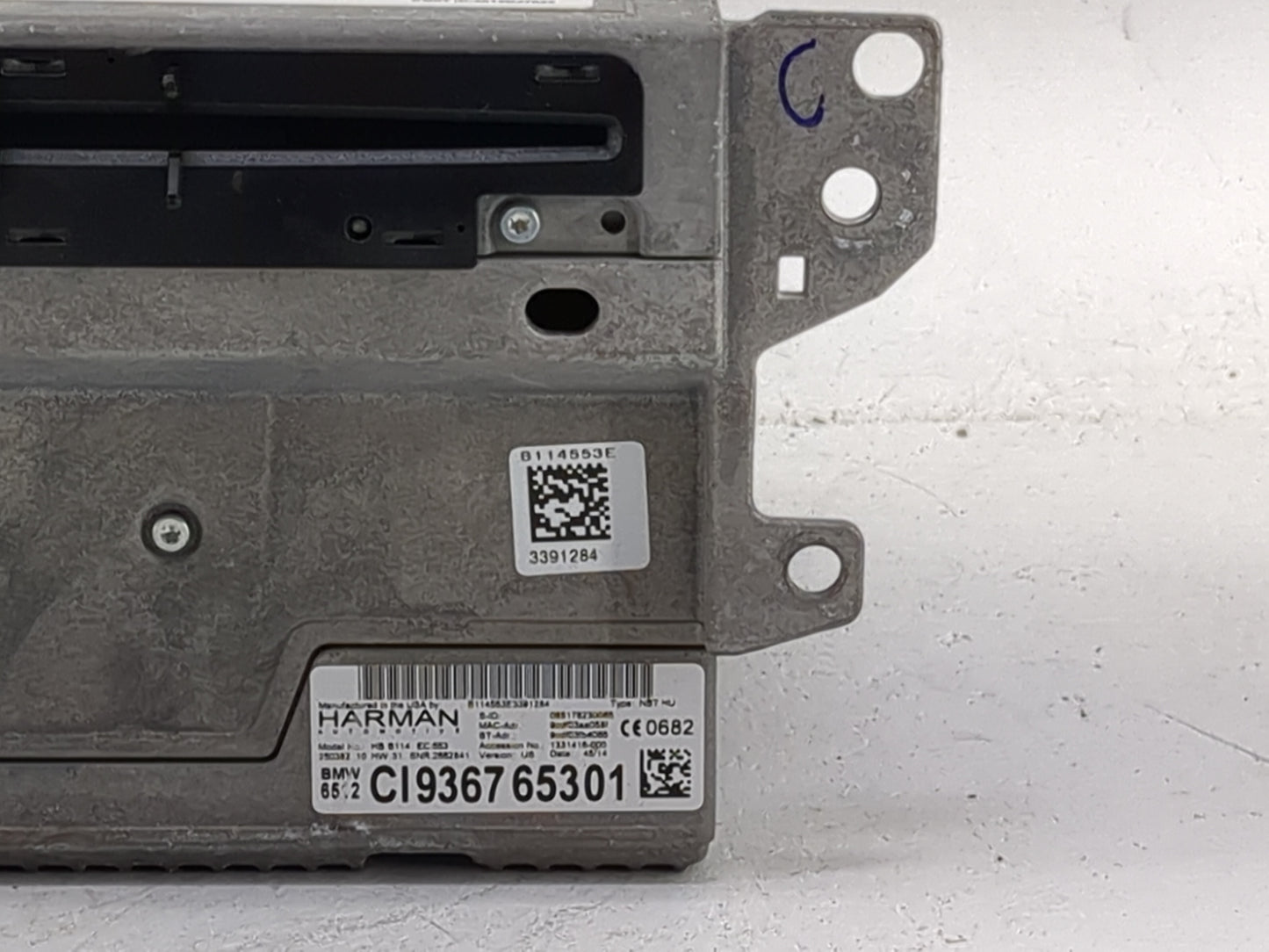 2014-2016 Bmw X5 Radio AM FM Cd Player Receiver Replacement P/N:CI936765301 HB B114 EC:553 Fits Fits 2014 2015 2016 2017 201