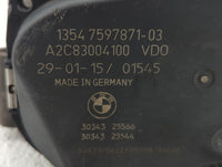 2011-2018 Bmw X5 Throttle Body P/N:1354 7597871-03 Fits Fits 2010 2011 2012 2013 2014 2015 2016 2017 2018 2019 2020 OEM Used