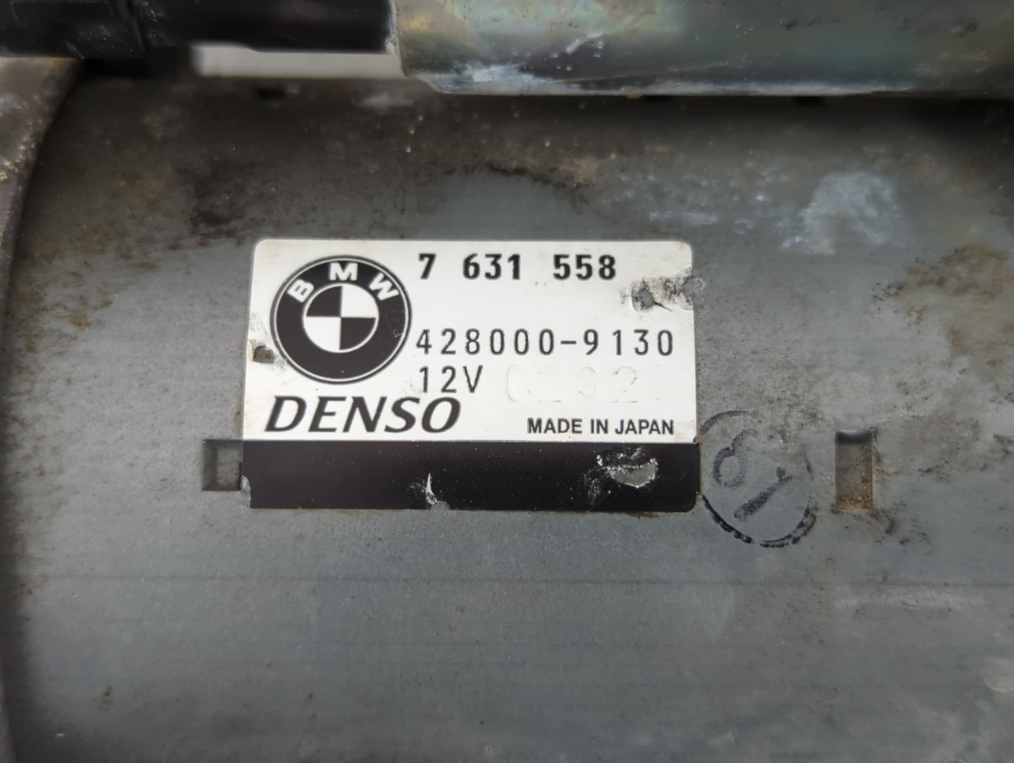 2014-2018 Bmw X5 Car Starter Motor Solenoid OEM P/N:428000-9130 7 631 558 Fits OEM Used Auto Parts - Oemusedautoparts1.com