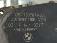 2011-2018 Bmw X5 Throttle Body P/N:1354 7597871-03 Fits Fits 2010 2011 2012 2013 2014 2015 2016 2017 2018 2019 2020 OEM Used
