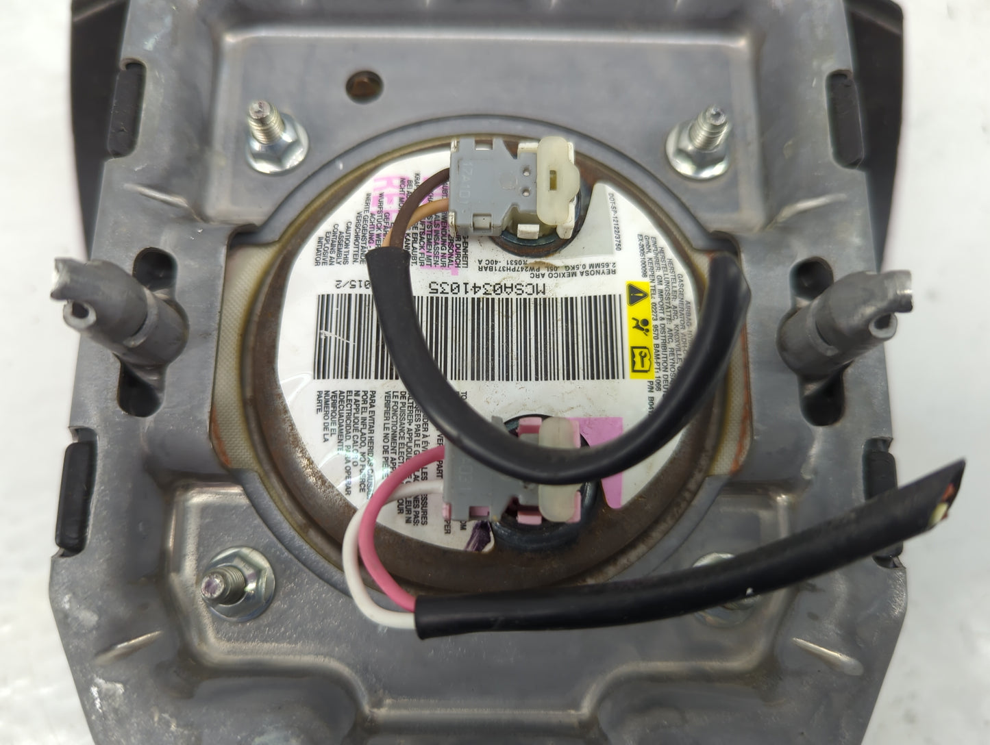 2008-2017 Buick Enclave Air Bag Driver Left Steering Wheel Mounted P/N:23165546 Fits OEM Used Auto Parts - Oemusedautoparts1