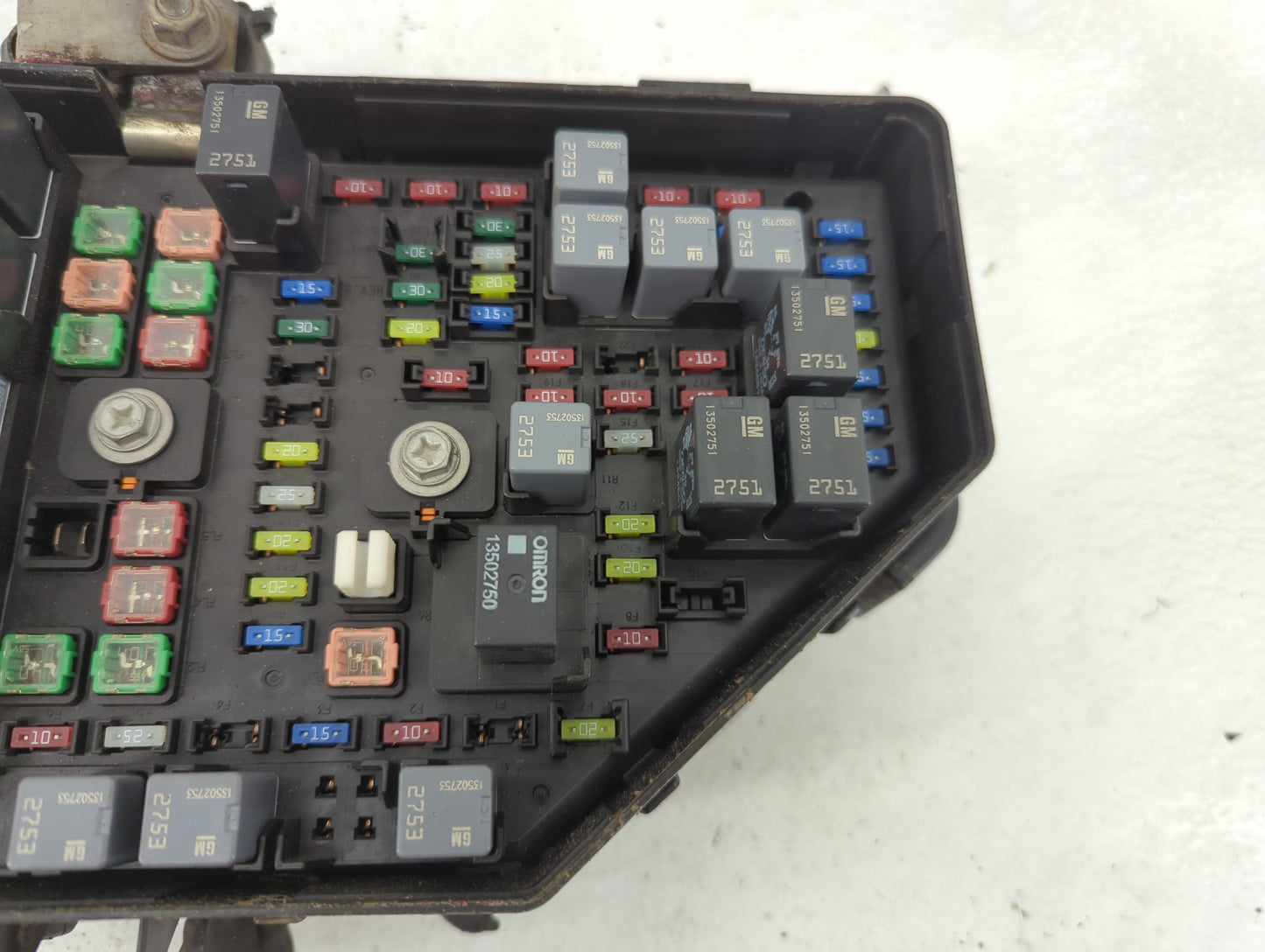 2015-2017 Buick Enclave Fusebox Fuse Box Panel Relay Module P/N:7140-1941-30 Fits Fits 2015 2016 2017 OEM Used Auto Parts - 