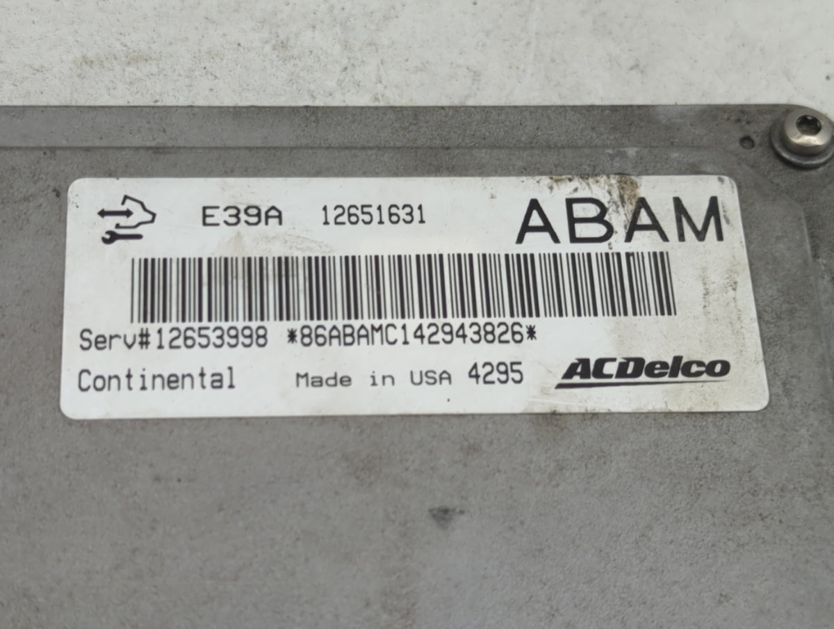 2013-2016 Buick Enclave PCM Engine Control Computer ECU ECM PCU OEM P/N:12651631 12653998 Fits 2013 2014 2015 2016 OEM Used 