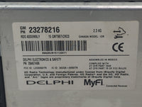 2015 Buick Enclave Radio AM FM Cd Player Receiver Replacement P/N:23278216 28467496, L2C0050TR, 3432A-0050TR Fits OEM Used A