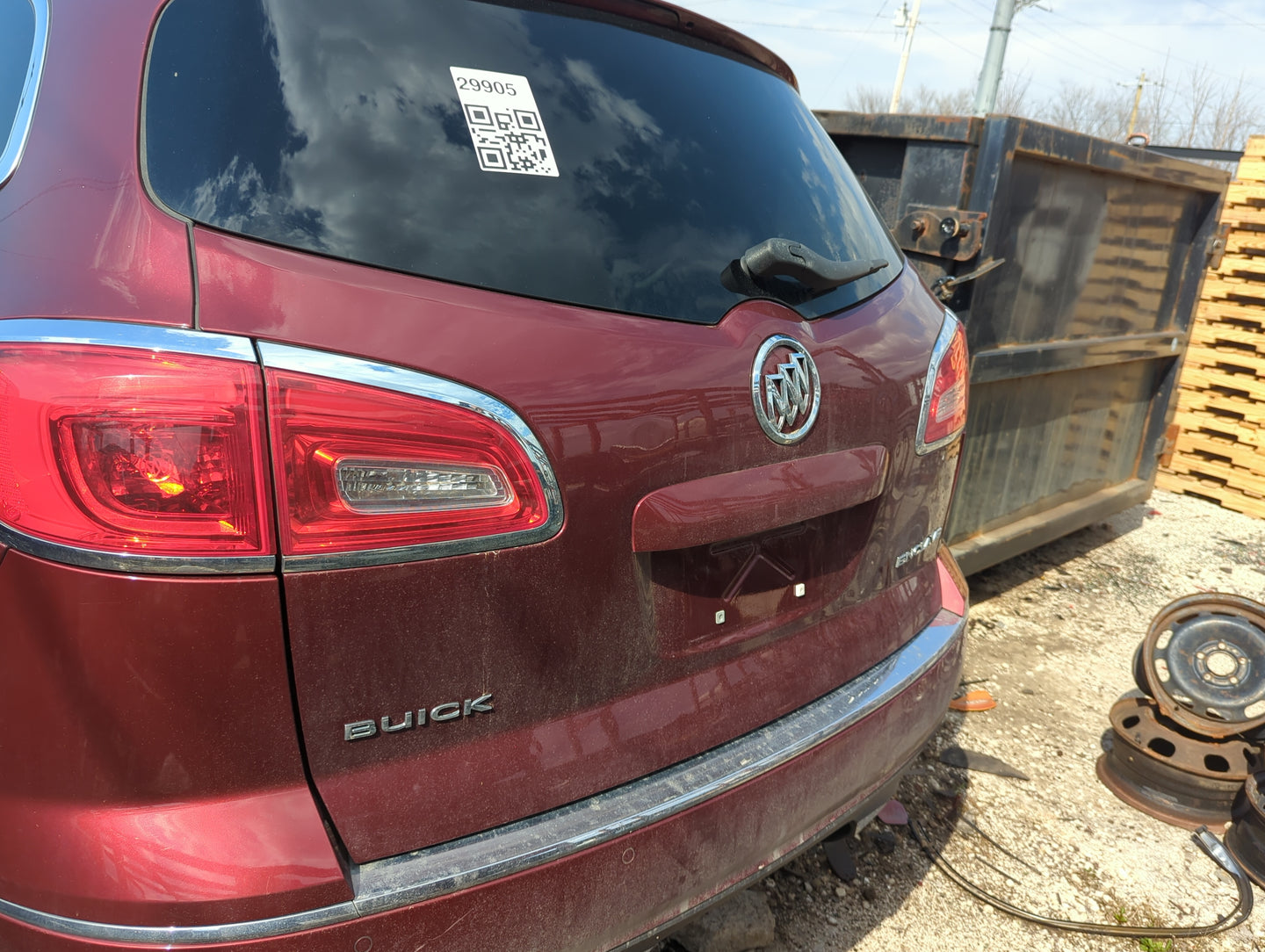 2013-2017 Buick Enclave Trunk/decklid/hatch/tailgate Oem 5002675 - Oemusedautoparts1.com