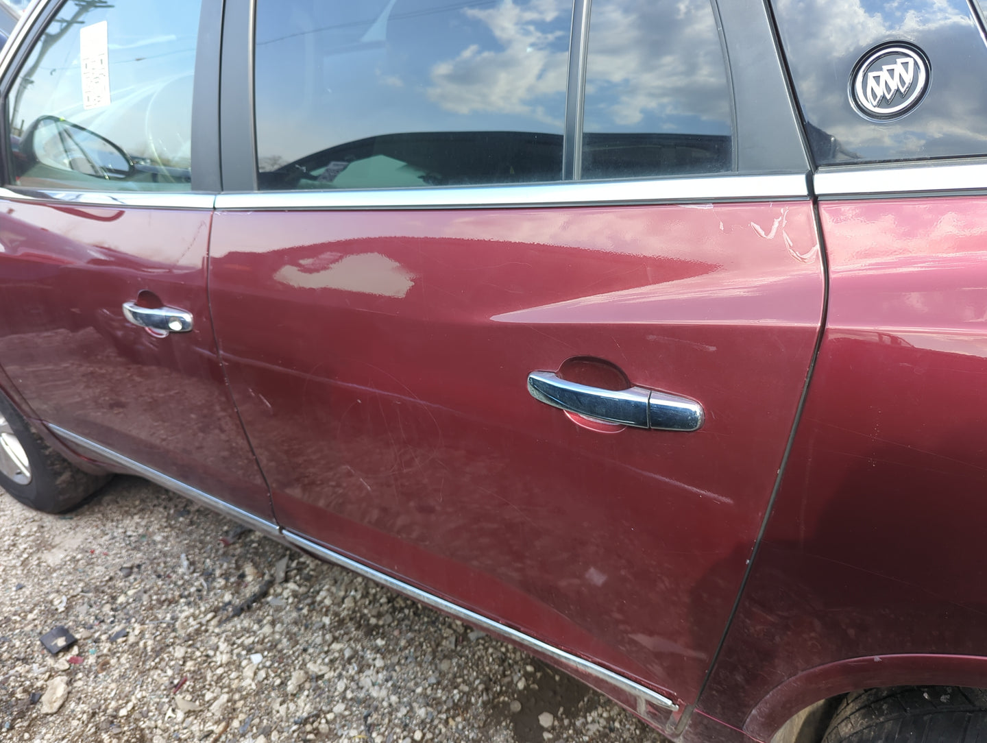 2008-2017 Buick Enclave Driver Rear Door Oem 5002700 - Oemusedautoparts1.com
