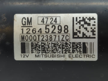 2008-2017 Buick Enclave Car Starter Motor Solenoid OEM P/N:M000T23871ZC 12645298 Fits OEM Used Auto Parts - Oemusedautoparts