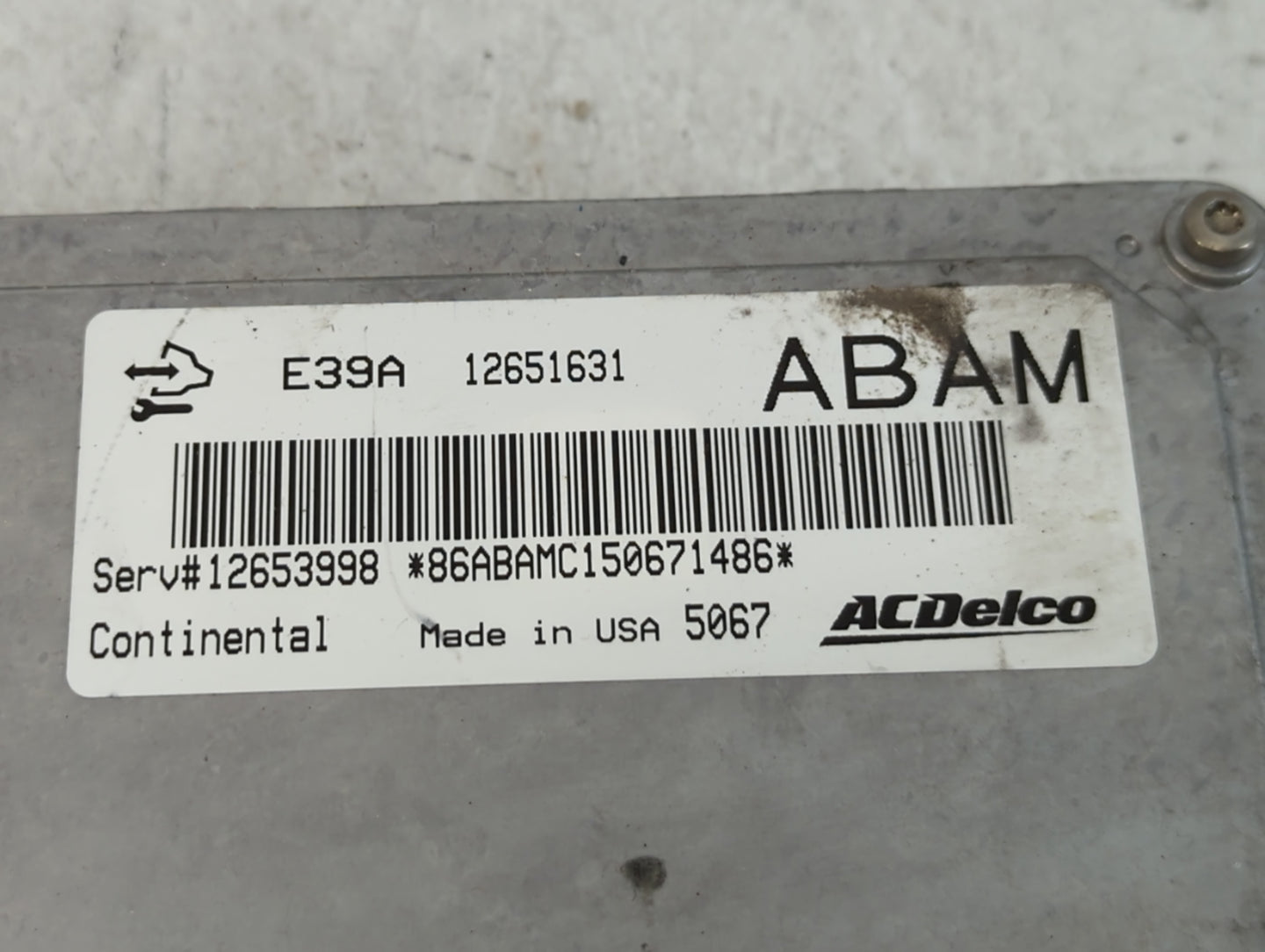 2013-2016 Buick Enclave PCM Engine Control Computer ECU ECM PCU OEM P/N:12651631 E39A Fits Fits 2013 2014 2015 2016 OEM Used