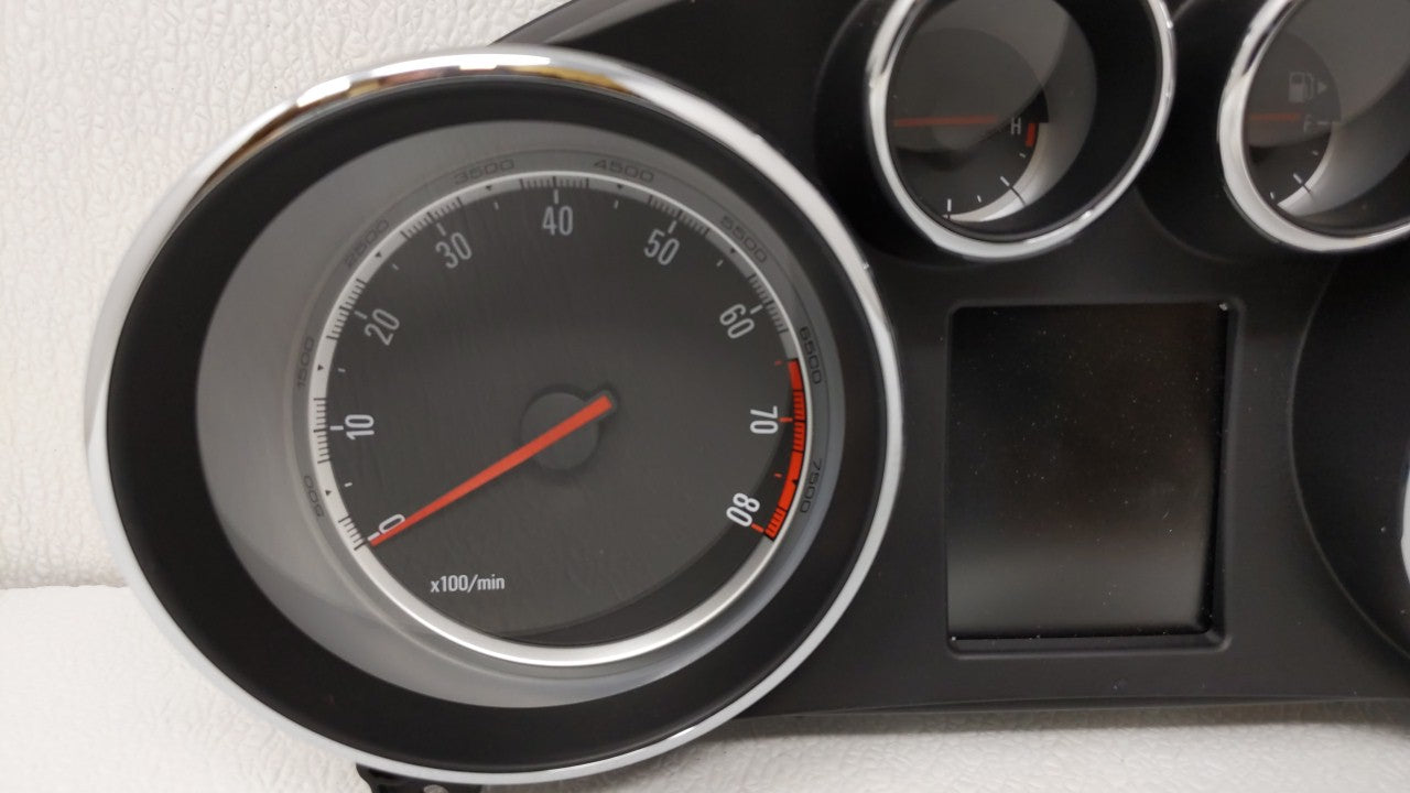 2015 Buick Encore Instrument Cluster Speedometer Gauges P/N:42342739 Fits OEM Used Auto Parts - Oemusedautoparts1.com