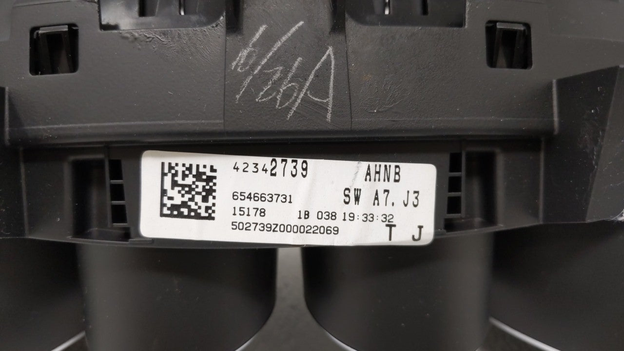 2015 Buick Encore Instrument Cluster Speedometer Gauges P/N:42342739 Fits OEM Used Auto Parts - Oemusedautoparts1.com