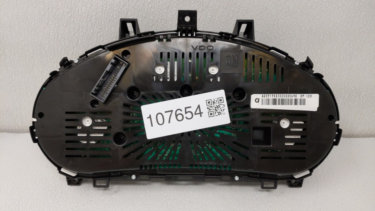 2015 Buick Encore Instrument Cluster Speedometer Gauges P/N:42342739 Fits OEM Used Auto Parts - Oemusedautoparts1.com