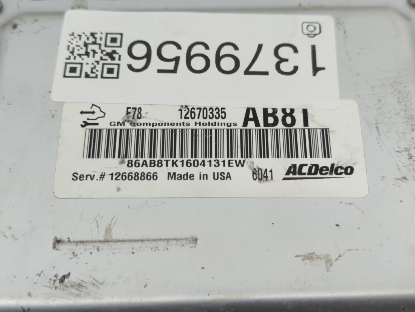 2013-2016 Buick Encore PCM Engine Control Computer ECU ECM PCU OEM P/N:12670335 Fits Fits 2011 2012 2013 2014 2015 2016 OEM 