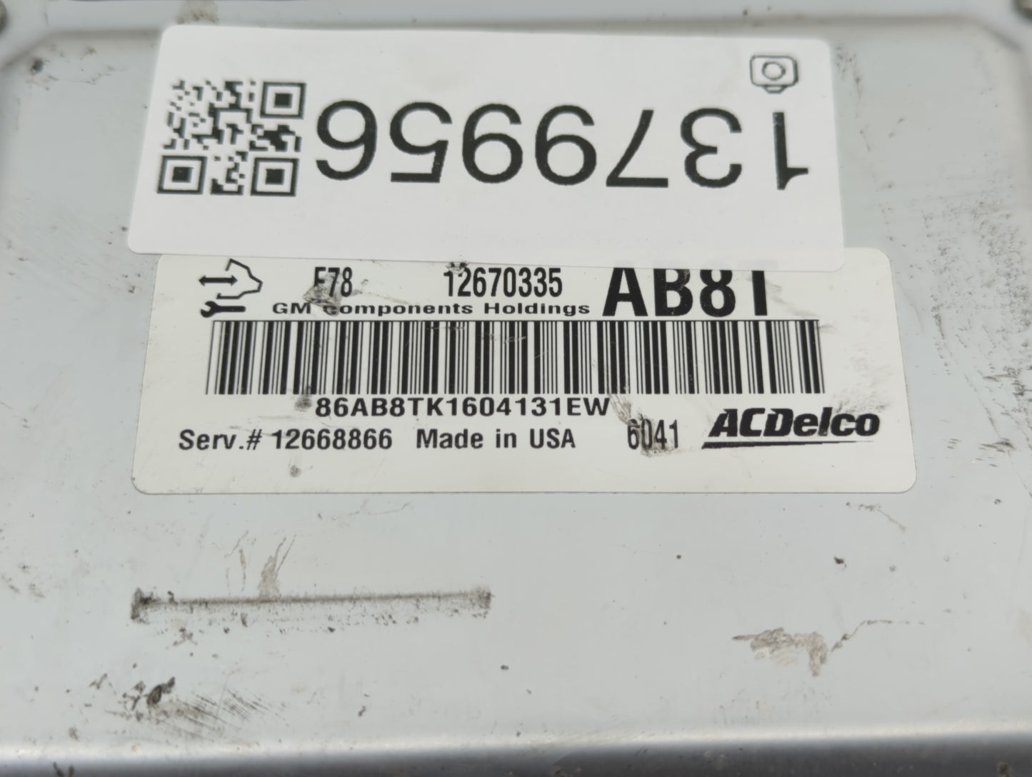 2013-2016 Buick Encore PCM Engine Control Computer ECU ECM PCU OEM P/N:12670335 Fits Fits 2011 2012 2013 2014 2015 2016 OEM 