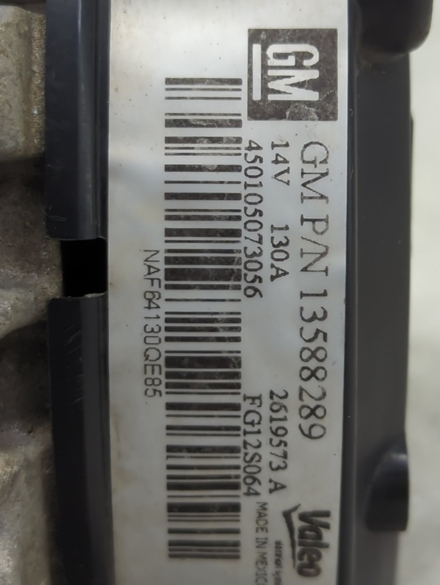 2013-2021 Buick Encore Alternator Replacement Generator Charging Assembly Engine OEM P/N:2619573 A 13588289 Fits OEM Used Au