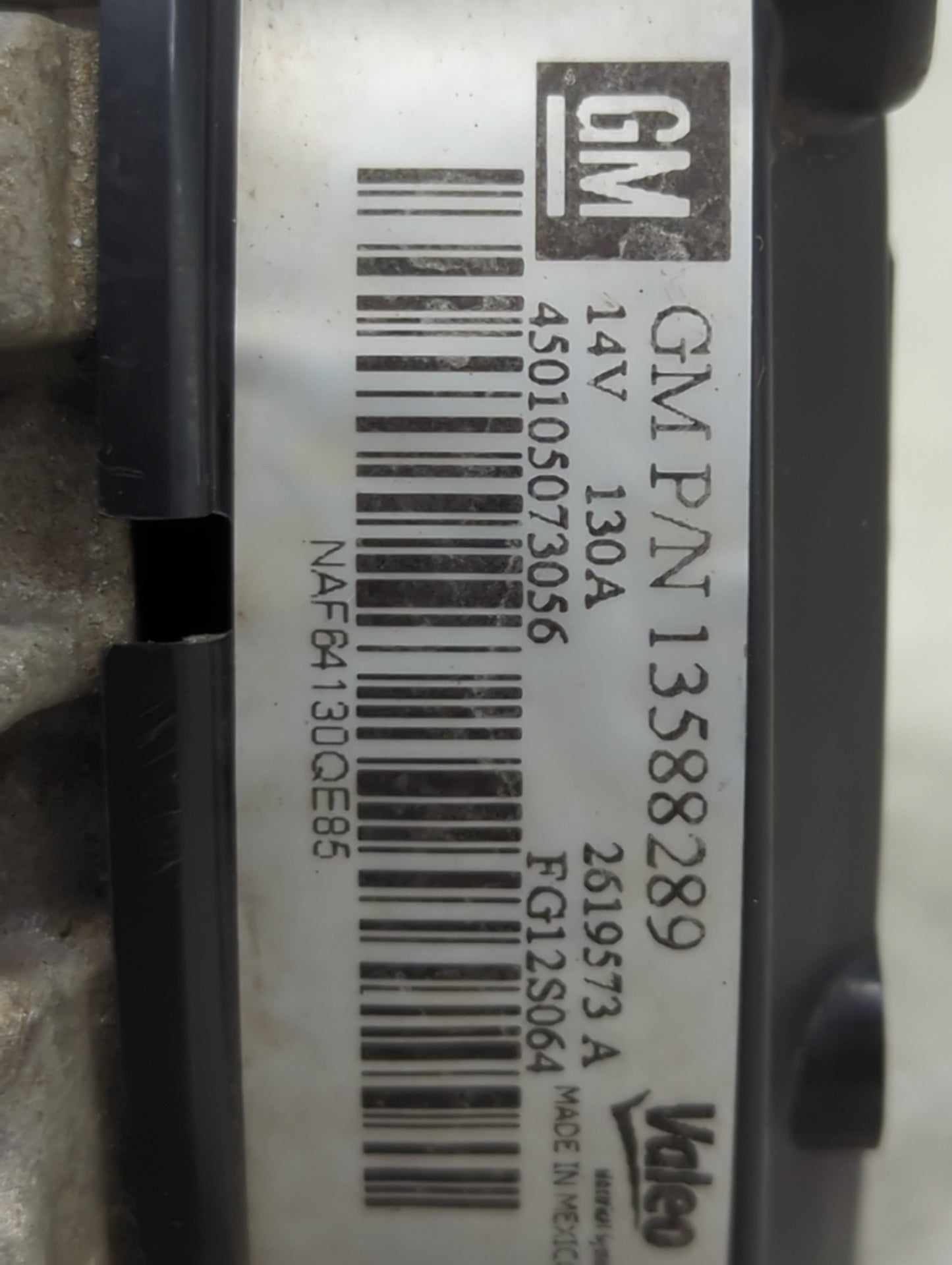 2013-2021 Buick Encore Alternator Replacement Generator Charging Assembly Engine OEM P/N:2619573 A 13588289 Fits OEM Used Au