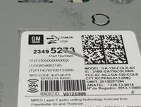 2015-2016 Buick Encore Radio AM FM Cd Player Receiver Replacement P/N:23495273 Fits Fits 2014 2015 2016 2017 OEM Used Auto P