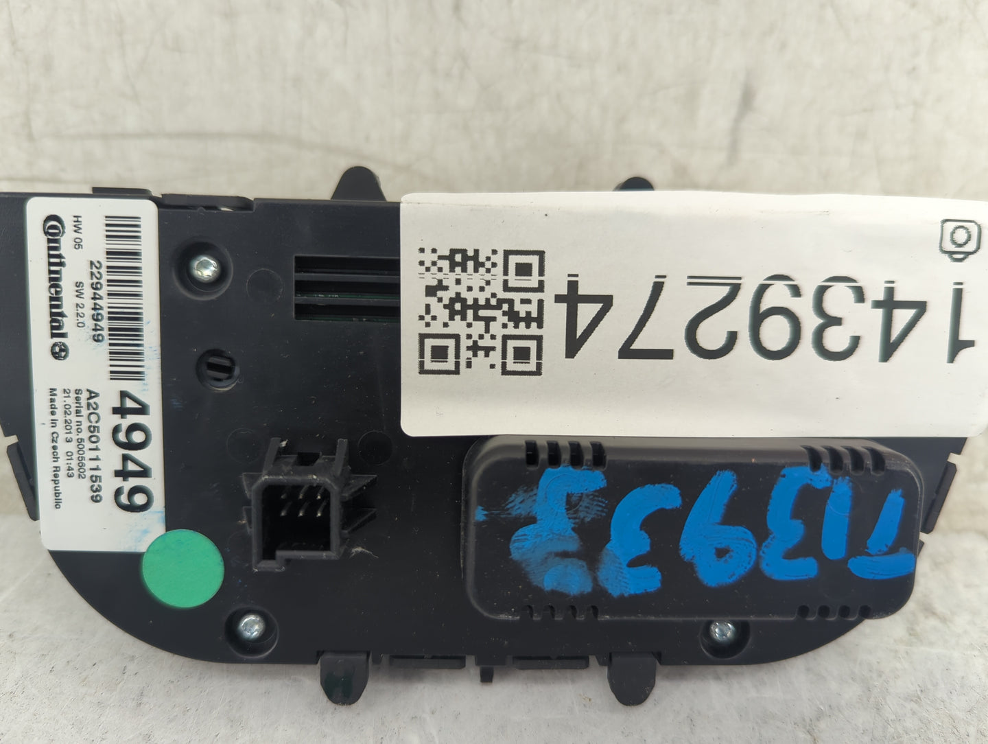 2013-2016 Buick Encore Climate Control Module Temperature AC/Heater Replacement P/N:A2C50111539 Fits Fits 2012 2013 2014 201