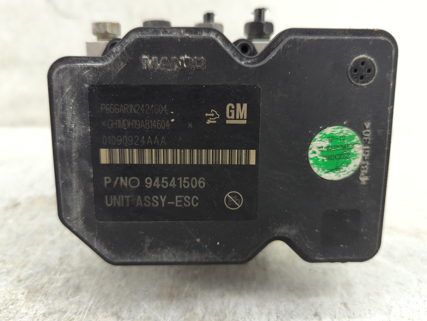 2015 Buick Encore ABS Pump Control Module Replacement P/N:94541506 P66GAR1N2424604, GH1MDH19A814604, 01090924AAA, 270W-LEM3 
