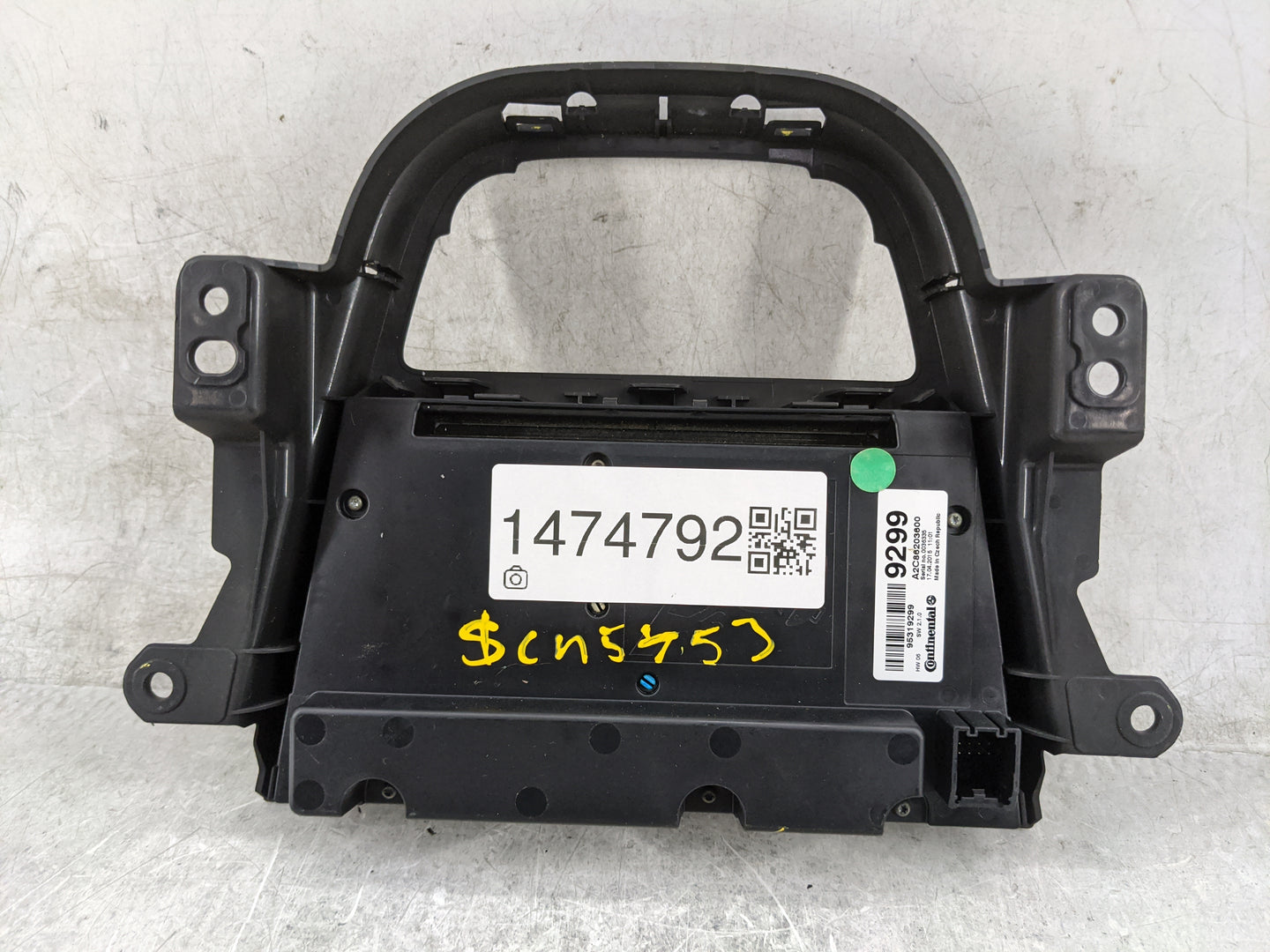 2013-2016 Buick Encore Climate Control Module Temperature AC/Heater Replacement P/N:95319299 A2C86203600 Fits OEM Used Auto 