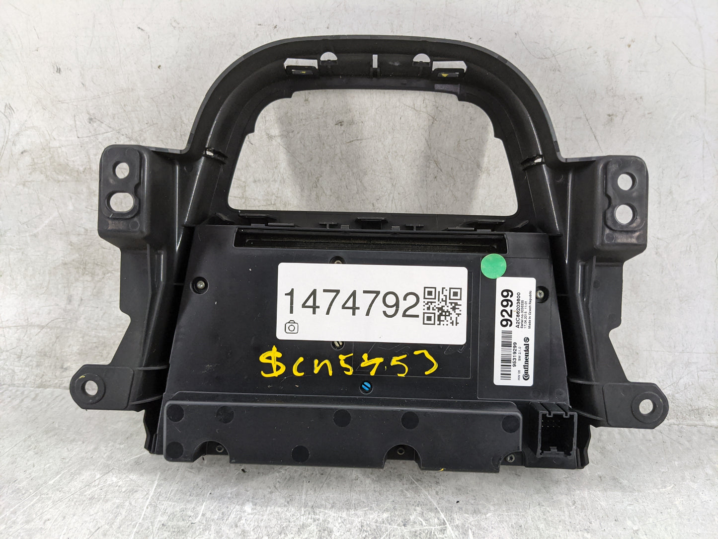 2013-2016 Buick Encore Climate Control Module Temperature AC/Heater Replacement P/N:95319299 A2C86203600 Fits OEM Used Auto 
