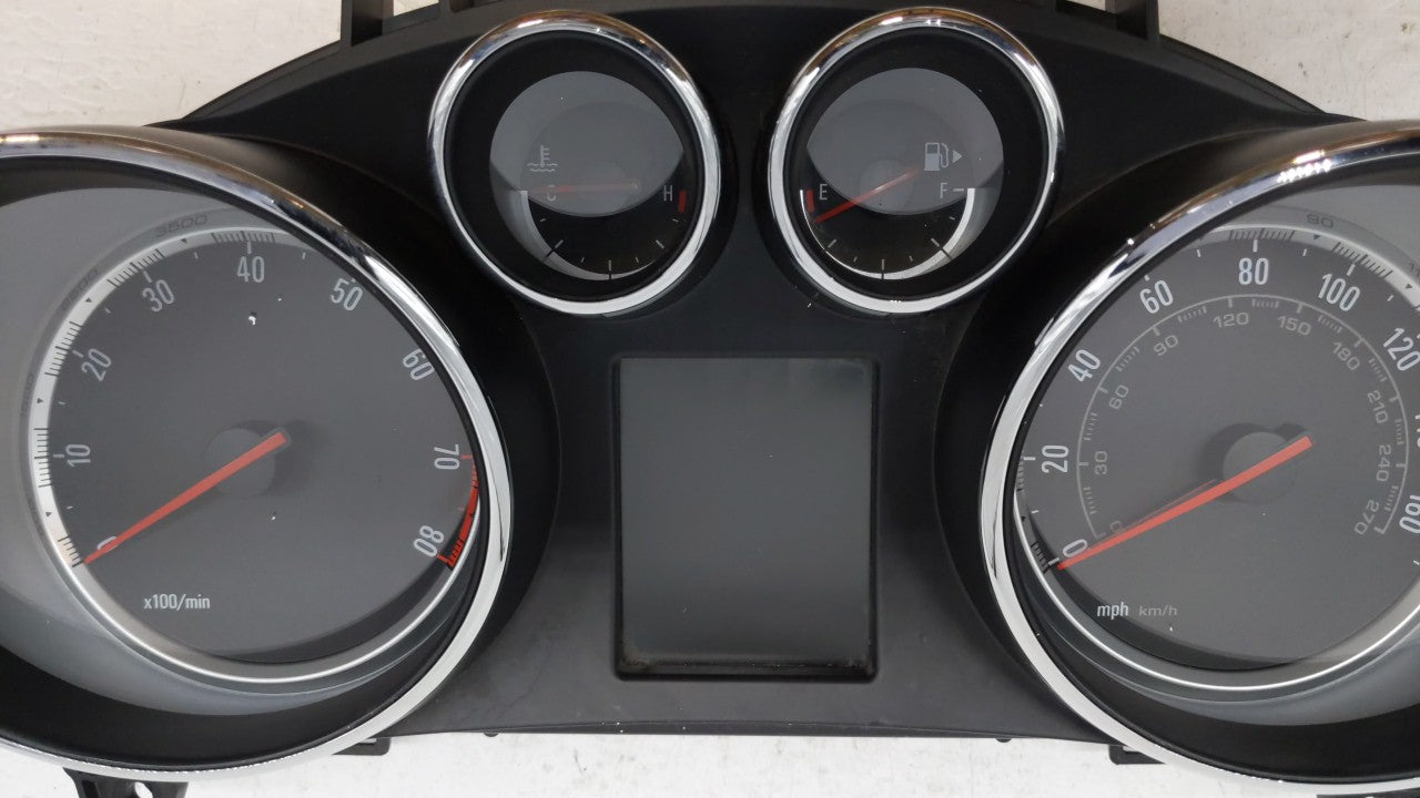 2015 Buick Encore Instrument Cluster Speedometer Gauges P/N:42342739 Fits OEM Used Auto Parts - Oemusedautoparts1.com