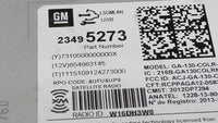 2015-2016 Buick Encore Am Fm Cd Player Radio Receiver 219791 - Oemusedautoparts1.com