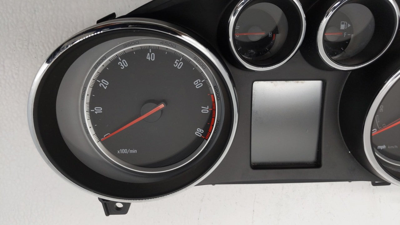 2015 Buick Encore Instrument Cluster Speedometer Gauges P/N:42342739 Fits OEM Used Auto Parts - Oemusedautoparts1.com