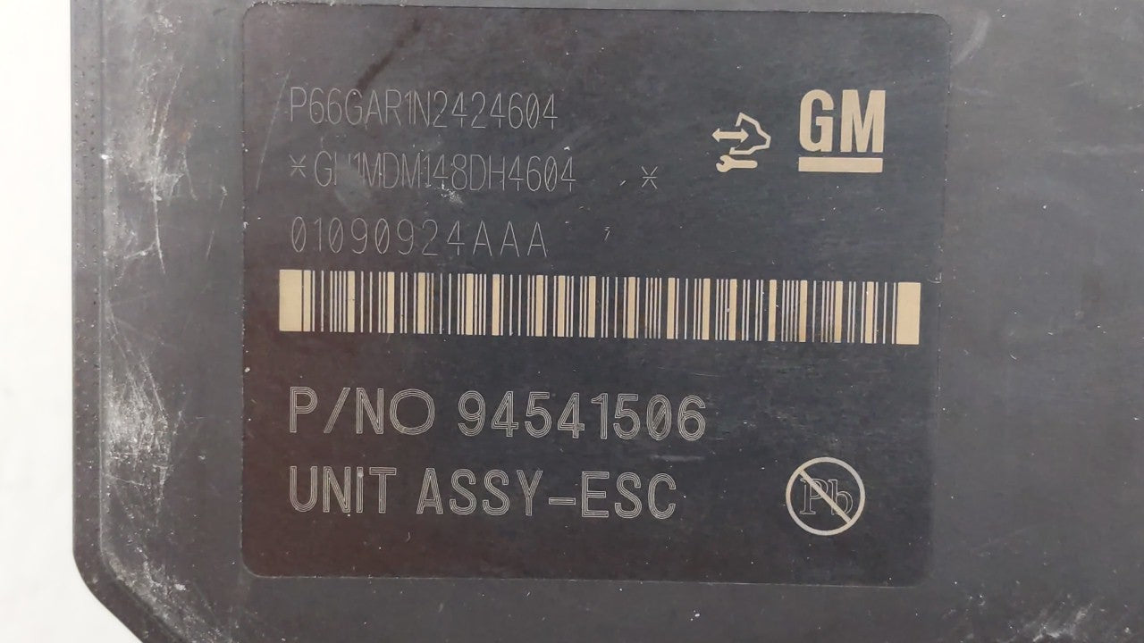 2015 Buick Encore ABS Pump Control Module Replacement P/N:94541506 688250455, 42403007 Fits OEM Used Auto Parts - Oemusedaut