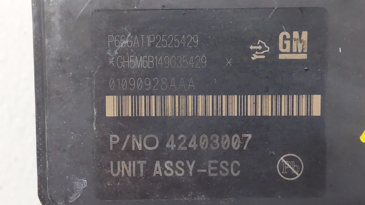 2015 Buick Encore ABS Pump Control Module Replacement P/N:94541506 688250455, 42403007 Fits OEM Used Auto Parts - Oemusedaut