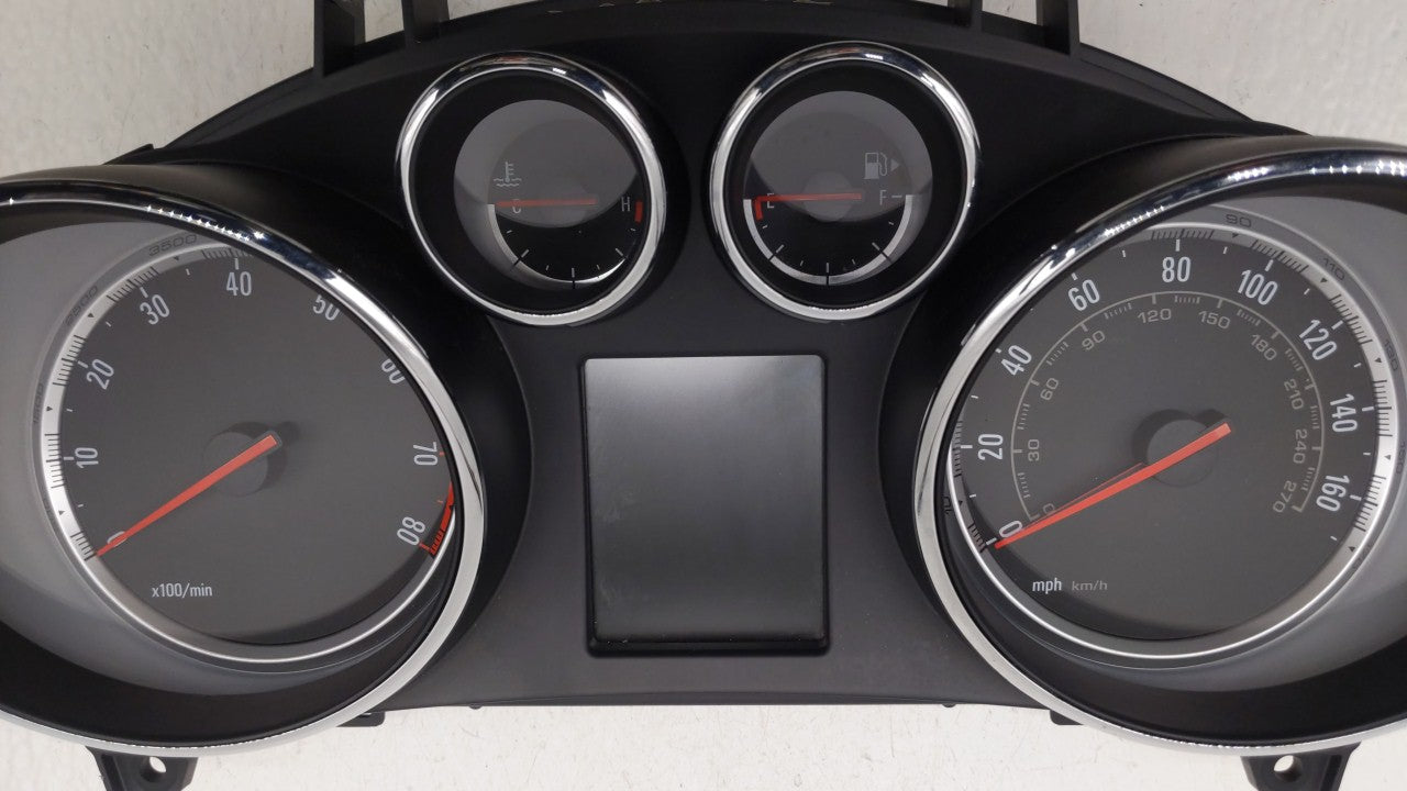 2015 Buick Encore Instrument Cluster Speedometer Gauges P/N:42342739 Fits OEM Used Auto Parts - Oemusedautoparts1.com