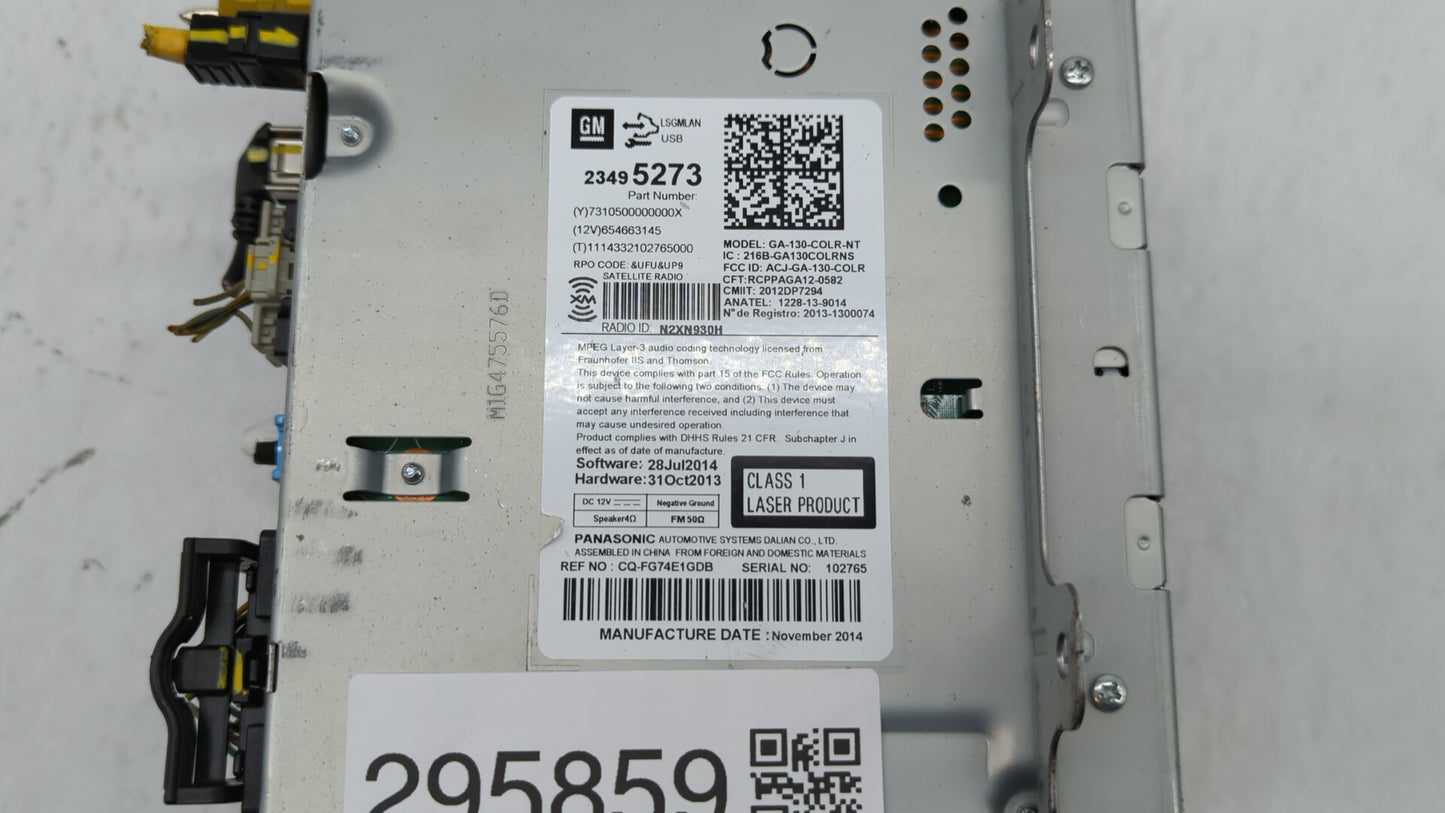 2015-2016 Buick Encore Radio AM FM Cd Player Receiver Replacement P/N:23476256 23495273, 23284452 Fits Fits 2015 2016 2017 O
