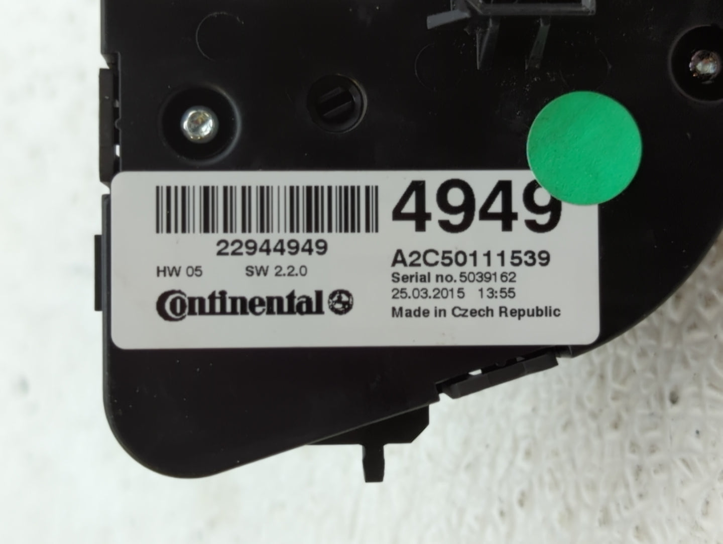 2013-2016 Buick Encore Climate Control Module Temperature AC/Heater Replacement P/N:79620STKA430M1 22944949 Fits OEM Used Au