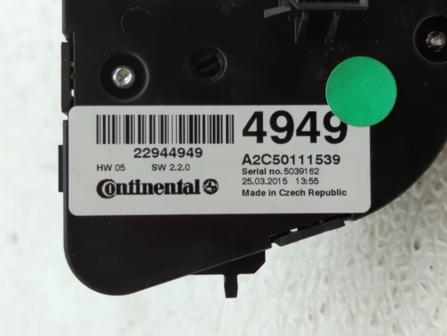 2013-2016 Buick Encore Climate Control Module Temperature AC/Heater Replacement P/N:79620STKA430M1 22944949 Fits OEM Used Au