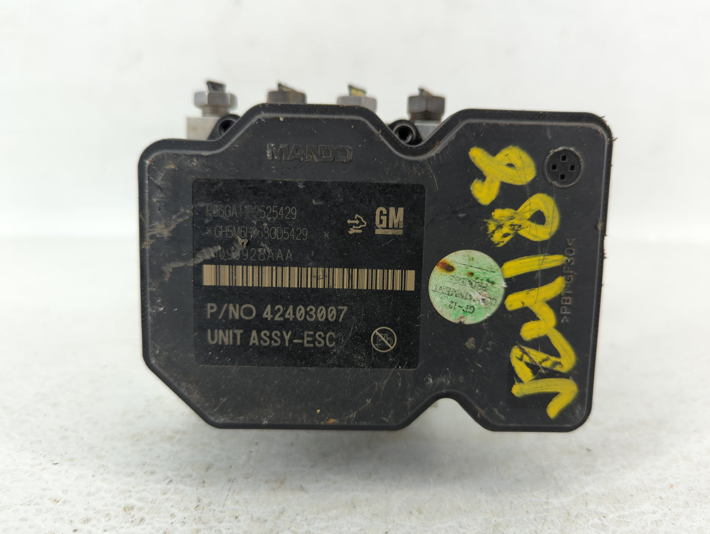 2015 Buick Encore ABS Pump Control Module Replacement P/N:42403007 94541506 Fits OEM Used Auto Parts - Oemusedautoparts1.com