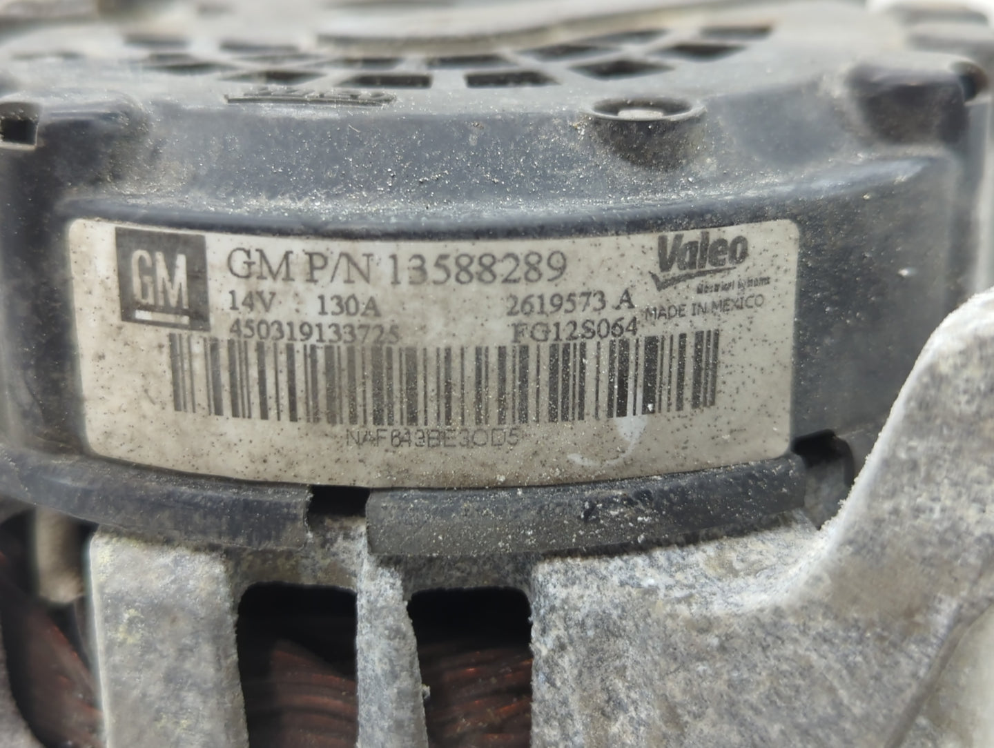 2013-2021 Buick Encore Alternator Replacement Generator Charging Assembly Engine OEM P/N:2619573 A 13588289 Fits OEM Used Au