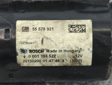 2014-2021 Buick Encore Car Starter Motor Solenoid OEM P/N:20150208 55 578 921 Fits Fits 2014 2015 2016 2017 2018 2019 2020 2021 OEM Used Auto Parts