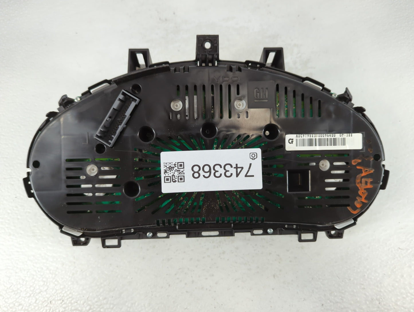 2015 Buick Encore Instrument Cluster Speedometer Gauges P/N:42342739 Fits OEM Used Auto Parts - Oemusedautoparts1.com