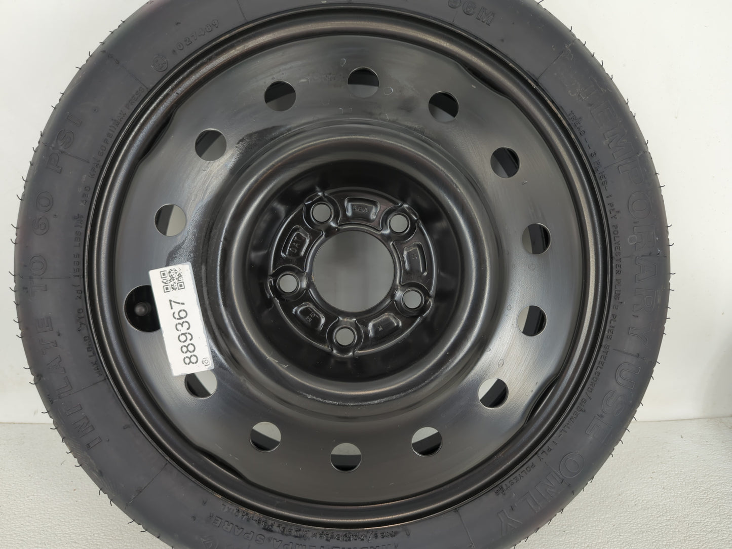 2013-2022 Buick Encore Spare Donut Tire Wheel Rim Oem - Oemusedautoparts1.com