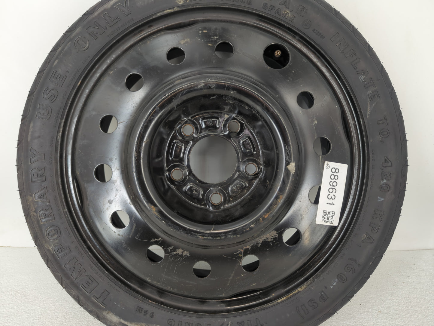 2013-2022 Buick Encore Spare Donut Tire Wheel Rim Oem - Oemusedautoparts1.com