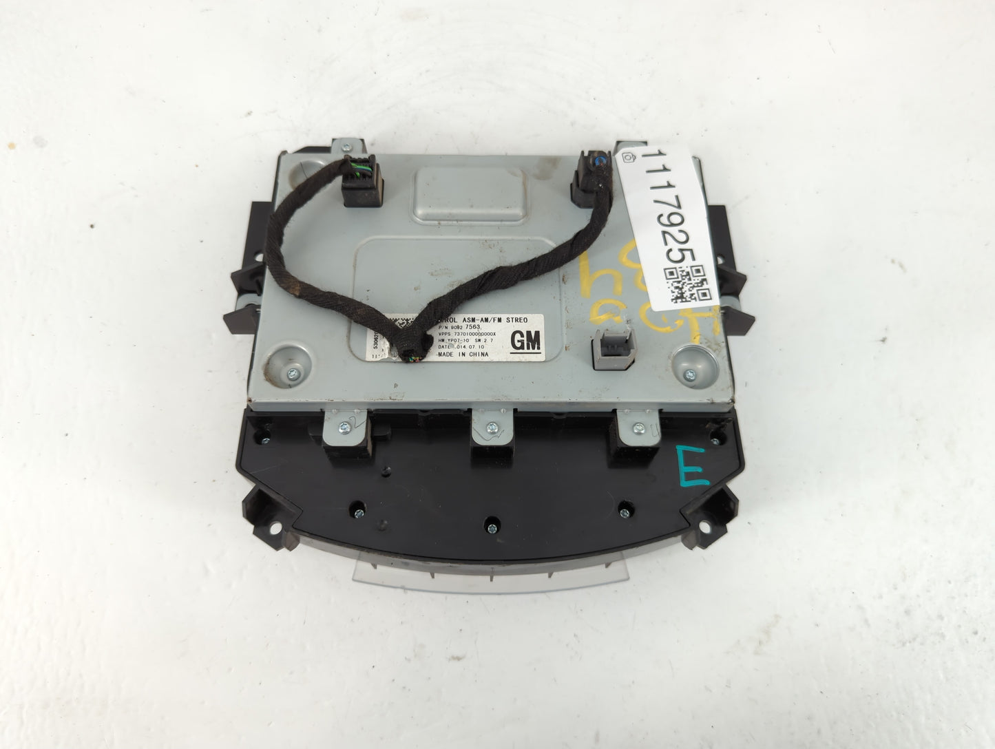 2014-2016 Buick Lacrosse Radio AM FM Cd Player Receiver Replacement P/N:90927563 Fits Fits 2014 2015 2016 OEM Used Auto Part