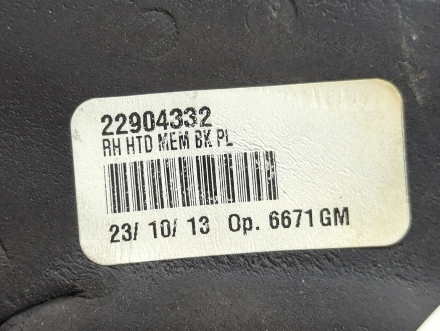 2013-2016 Buick Lacrosse Passenger Side View Mirror - Right Door Mirror OEM Used - Oemusedautoparts1.com