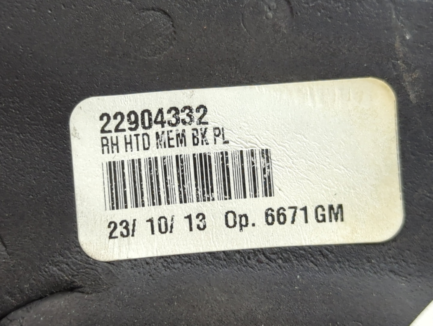 2013-2016 Buick Lacrosse Passenger Side View Mirror - Right Door Mirror OEM Used - Oemusedautoparts1.com
