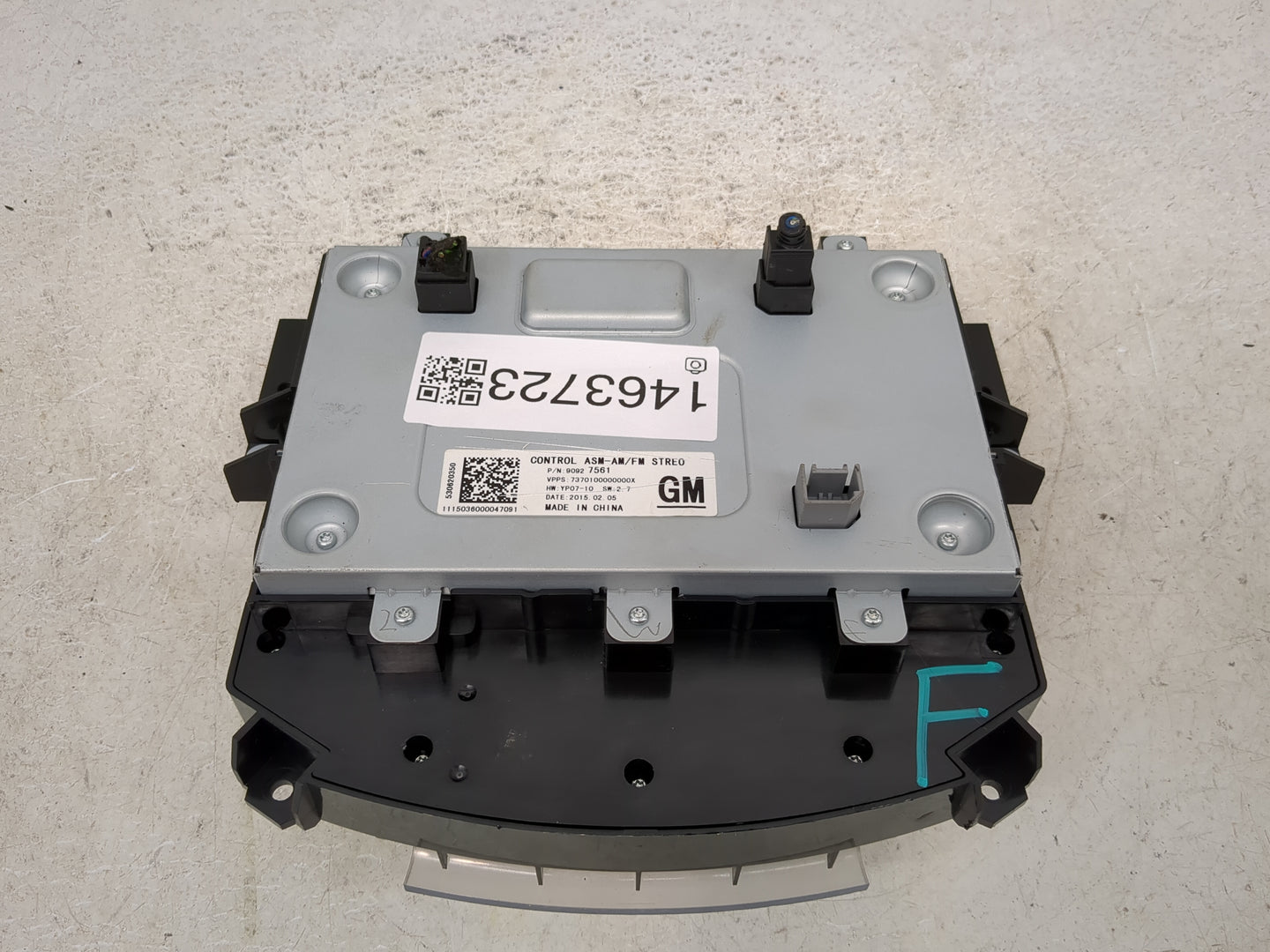 2014-2016 Buick Lacrosse Radio Control Panel 1463723 - Oemusedautoparts1.com