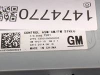 2014-2016 Buick Lacrosse Radio Control Panel 1474770 - Oemusedautoparts1.com
