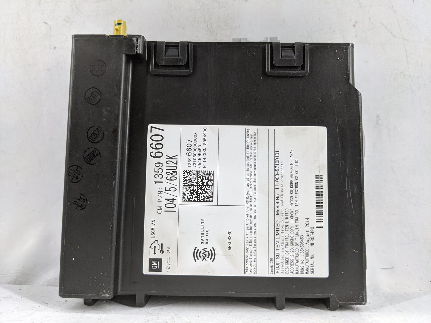 2015 Buick Lacrosse Radio AM FM Cd Player Receiver Replacement P/N:13596607 111000-5710, GM P/N: 13596607 Fits Fits 2016 OEM
