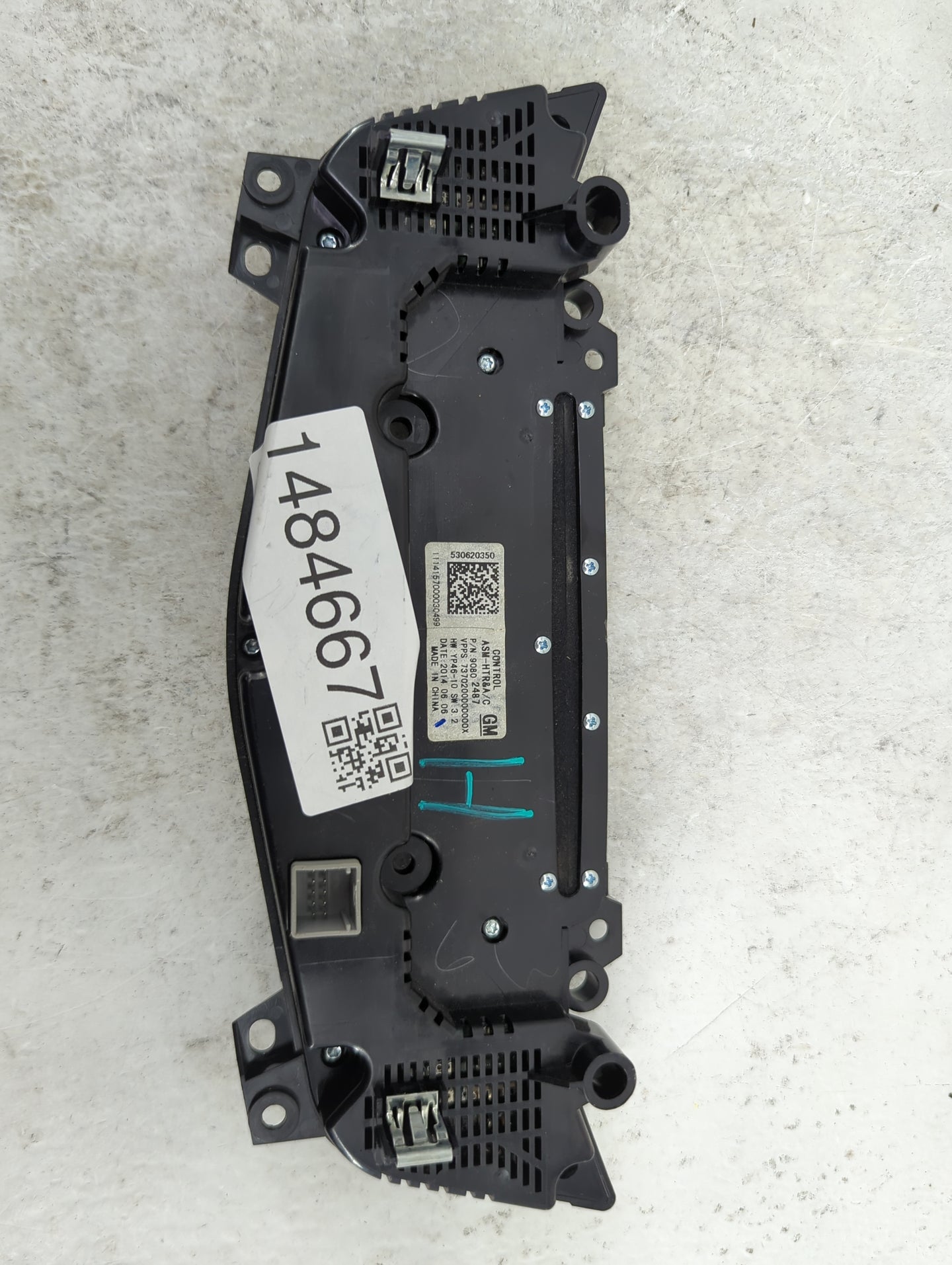 2014-2016 Buick Lacrosse Climate Control Module Temperature AC/Heater Replacement P/N:9080-2487 530620350 Fits Fits 2014 201