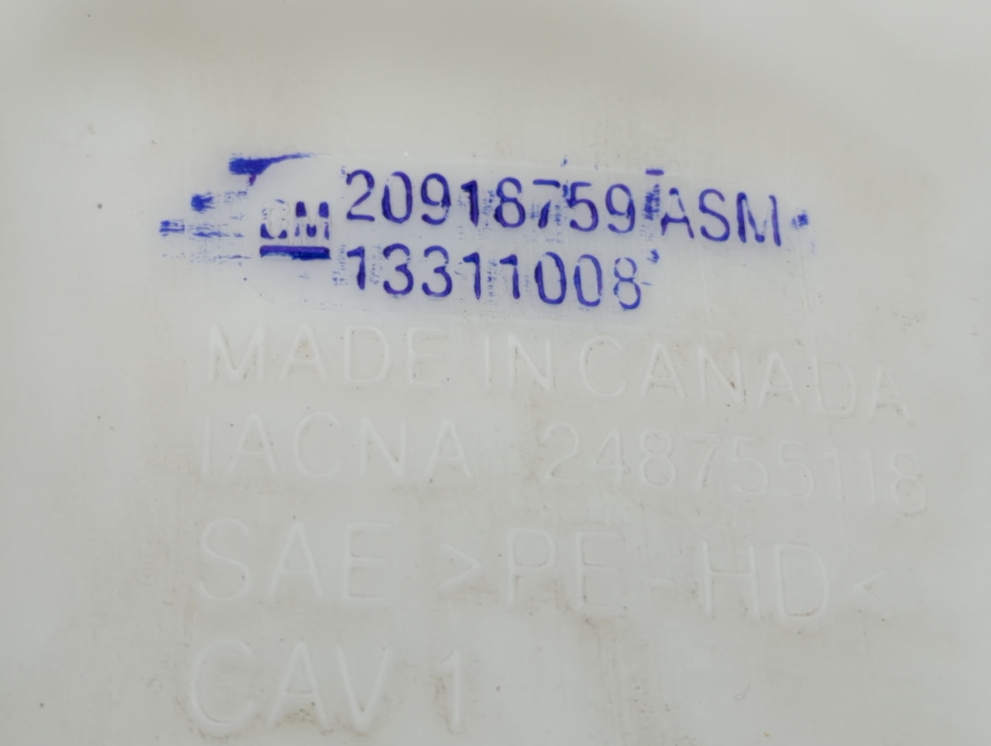2010-2016 Buick Lacrosse Windshield Washer Fluid Reservoir Bottle Oem - Oemusedautoparts1.com